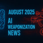 an image depicting August 2025 AI Weaponization News